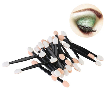 5/30/50/100PCS Eyeshadow Brush Dual Sided Sponge Nylon Sets Make up Eye Shadow Brushes For Cosmetic Applicator Makeup Tools Hot