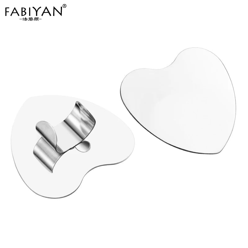Makeup Mixing Palette Finger Ring Color Blending Cream Foundation Eyeshadow Nail Art Polish Tool Manicure Cosmetic Salon Heart