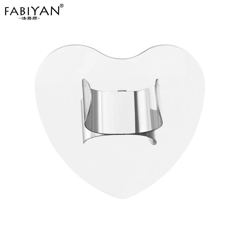Makeup Mixing Palette Finger Ring Color Blending Cream Foundation Eyeshadow Nail Art Polish Tool Manicure Cosmetic Salon Heart