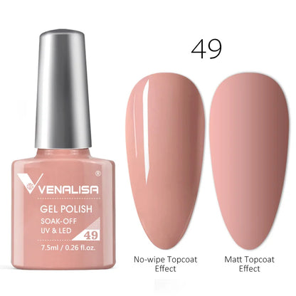 Venalisa Neon Nail Gel Polish Super Gorgeous Summer Color Nail Manicure 7.5ml Semi Permanent Soak off UV LED Nail Gel Varnish