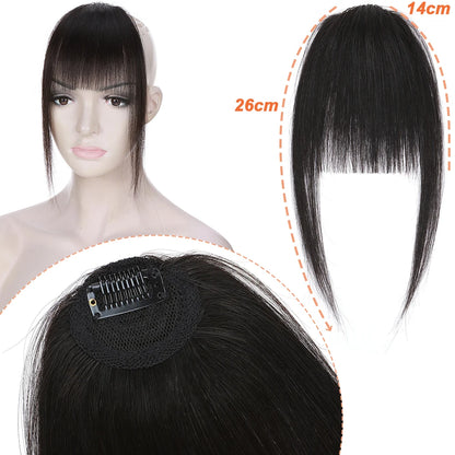 Sego 9g Comics Bangs With Temples 100% Real Human Hair Small Fringe Bangs Swept Natural Look Hair Piece