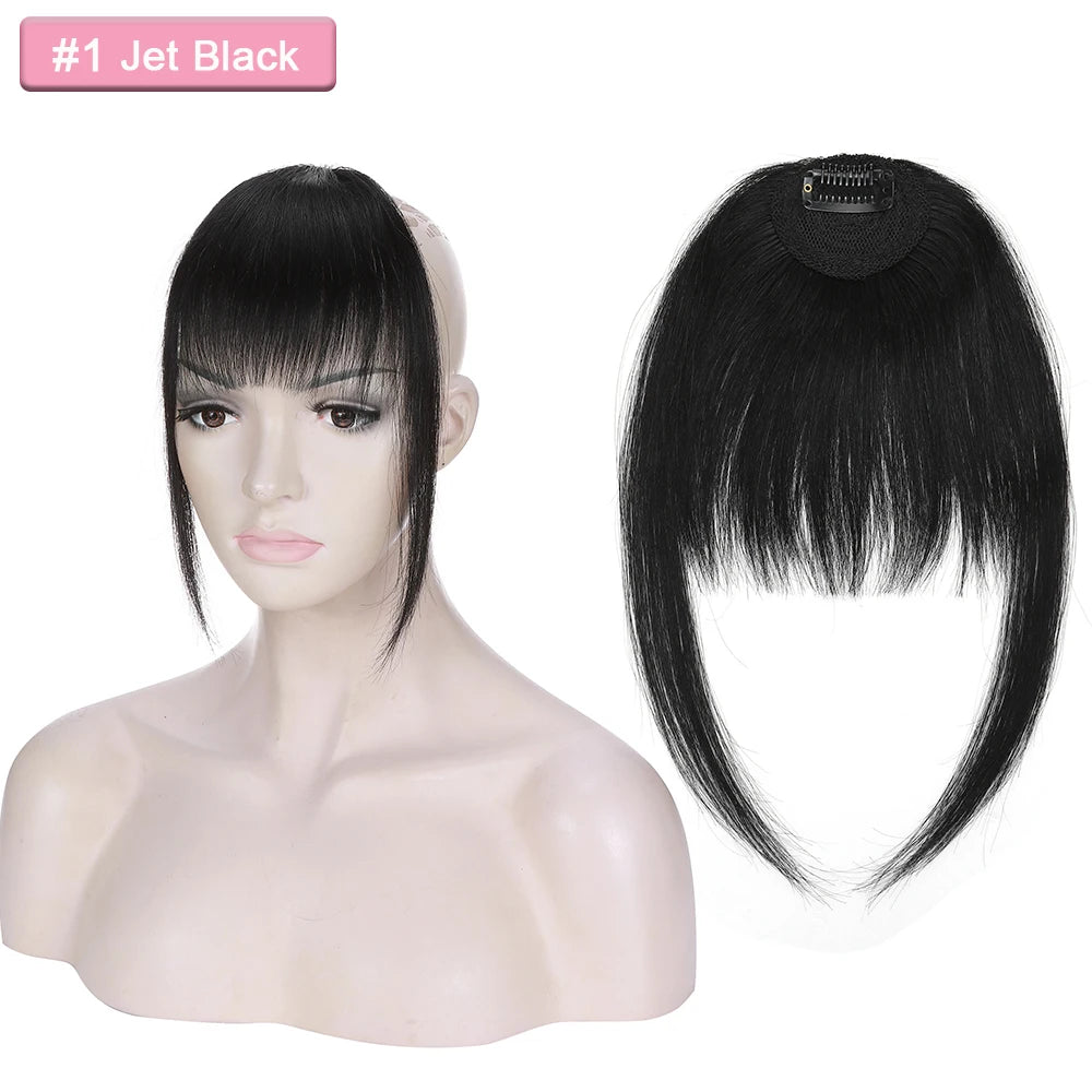 Sego 9g Comics Bangs With Temples 100% Real Human Hair Small Fringe Bangs Swept Natural Look Hair Piece