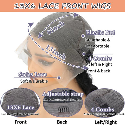 5x5 Glueless Wigs Human Hair Ready To Wear Deep Wave 13x4 13x6 Hd Lace Front Human Hair Wig Transparent Water Wave Curly Wigs