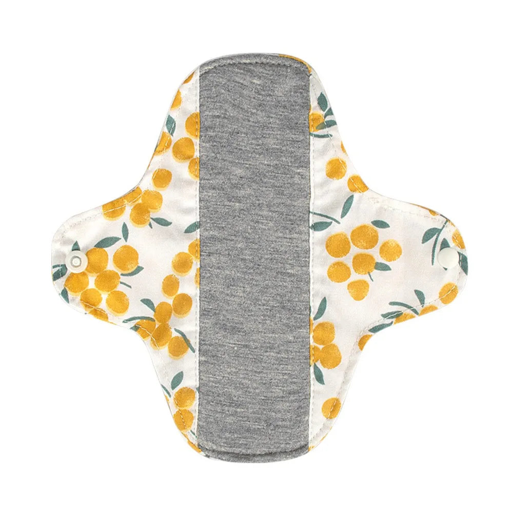 Graphene Reusable Sanitary Pads Leak Proof with Waterproof Layer Menstrual Cloth Pads Soft Anti-Slip Panty Liner Incontinence