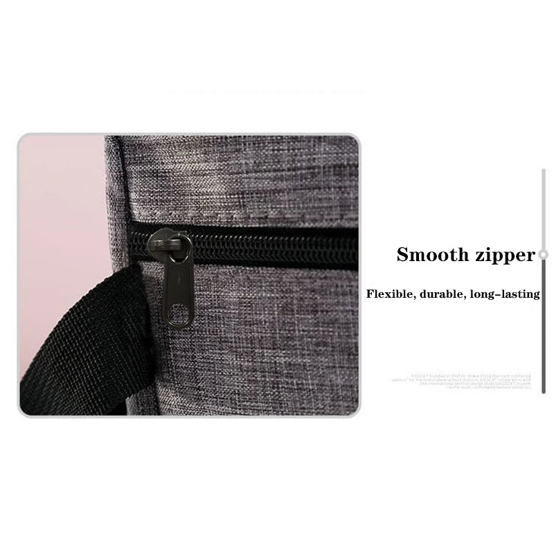 Durable Oxford Makeup Storage Pouch Waterproof Hand‑held Travel Toiletry Bag Multi‑pocket Cosmetic Organizer For Trip