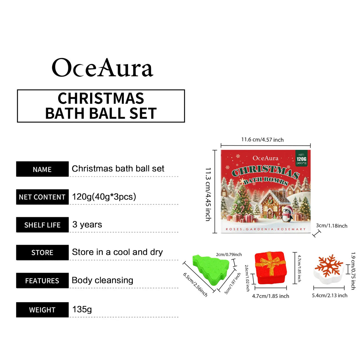 Jaysuing Bath Bombs Gift Set Bath Bubble Ball Spa Shower Essential Oil Moisturize Dry Skin Exfoliating Nourishing Bath Salt Ball