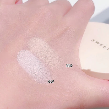 Matte Cushion Compact Powder Waterproof Lasting Oil Control Natural Face Setting Powder Loose Translucent Powder Dupes Makeup