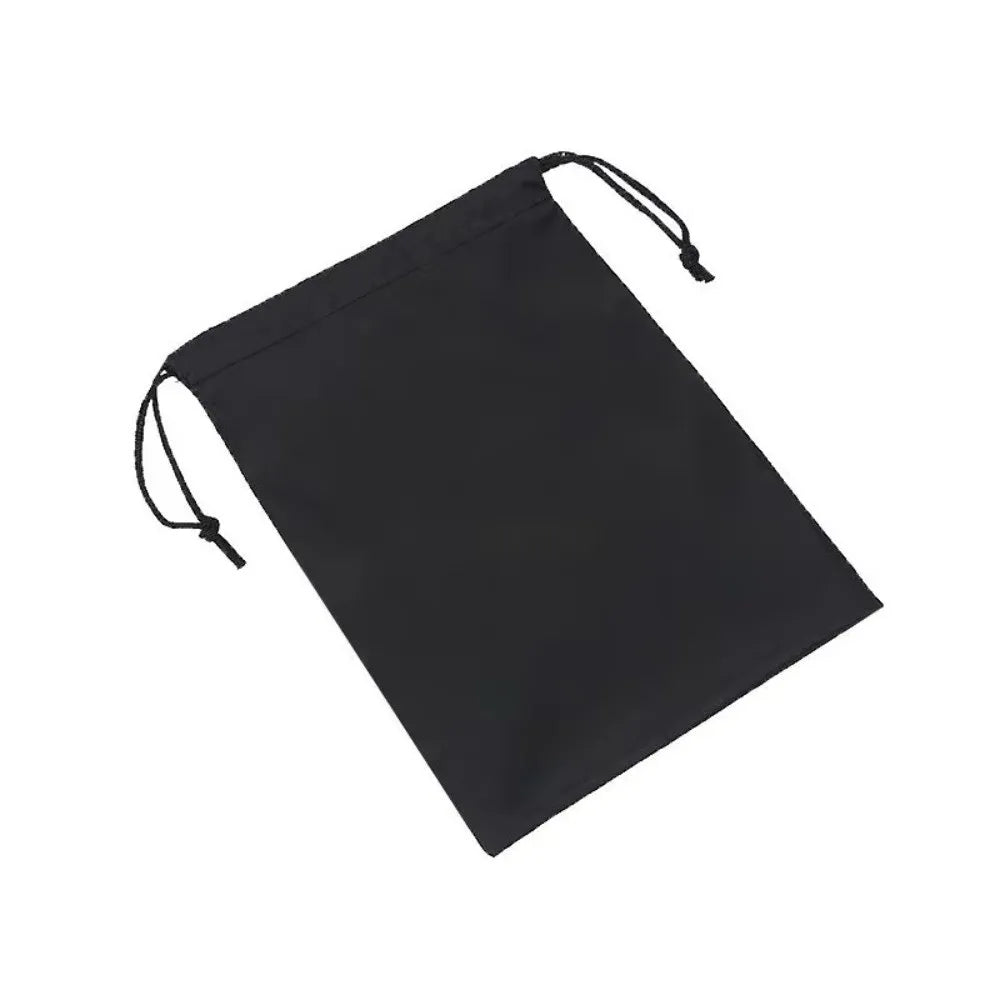 New Drawst Closure Drawstring Storage Pouch Portable Nylon Drawstring Bags Waterproof Black Makeup Bags Lipstick Storage