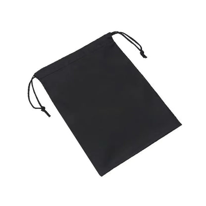 New Drawst Closure Drawstring Storage Pouch Portable Nylon Drawstring Bags Waterproof Black Makeup Bags Lipstick Storage