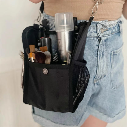 Makeup Brush Case Makeup Brush Holder Waterproof Cosmetic Tools Storage Bag Visual Stand-up Foldable Makeup Bags with Zipper