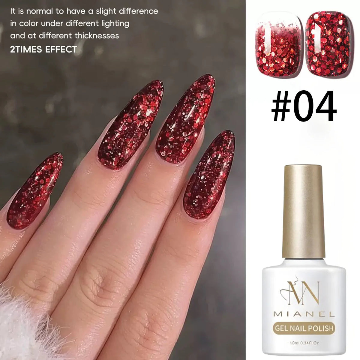 MN 12ML 1-21PCS Hot Selling Red through Half the Sky Cat Eye Nail Polish New Whitening Glass Bead Cat Eye Nail Polish Nail Art