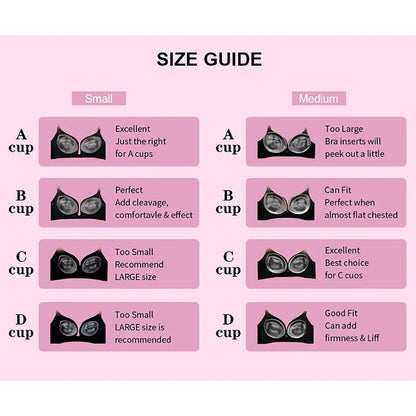Silicone Bra Inserts Invisible Clear Lift Up Gel Breast Pads Cup Enhancer Push-Up Breast Pasties For Bras Bikinis Swimsuits