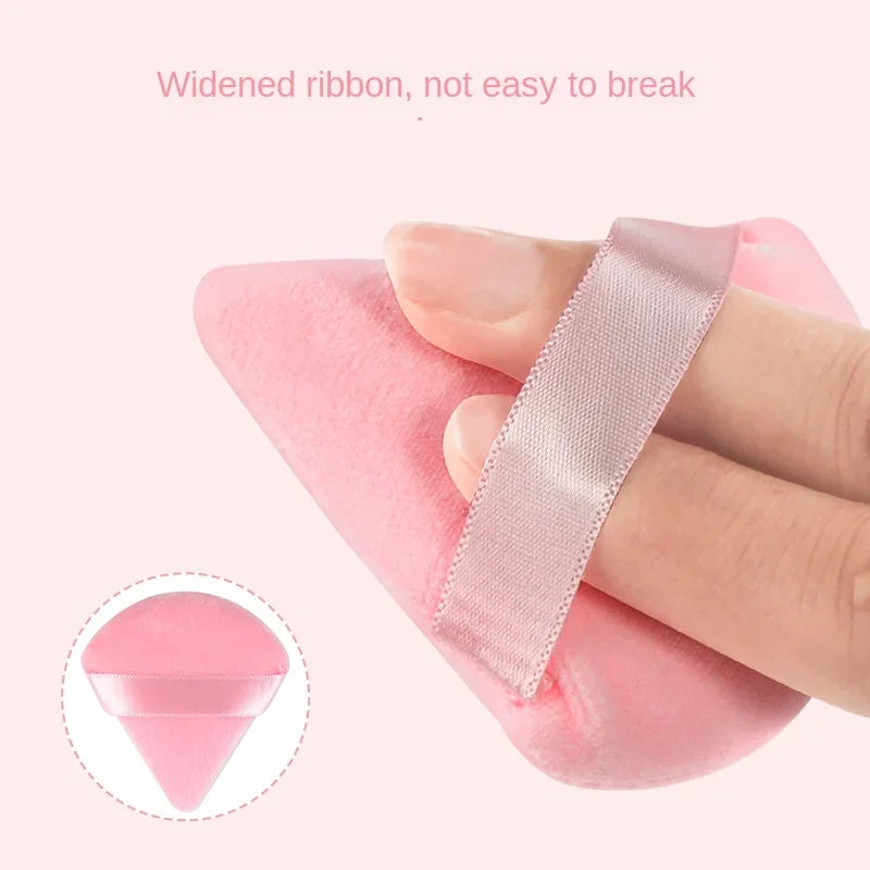 Colorful Triangle Makeup Puff Cosmetic Powder Pufff Makeup Sponge Puff Dry Use Women Smooth Beauty Washable Face Makeup Tool New