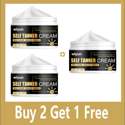 Natural Tanning Cream Face Body Long Lasting Bronzer Skin Tanner Anti-UV Nourishing Self-Tanning Body Lotion
