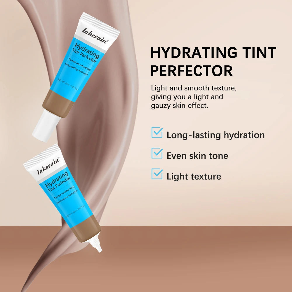 Strong Coverage Tinted Hydrator Cream Lightweight Concealer Even Skin Tone Semi-matte Finish Natural Moisturizes Face Cosmetics