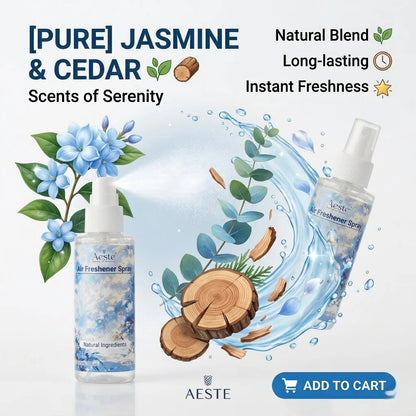 100ml Room Air Freshener Spray Long Lasting Fragrance Deodorizer for Home Bathroom Car Office
