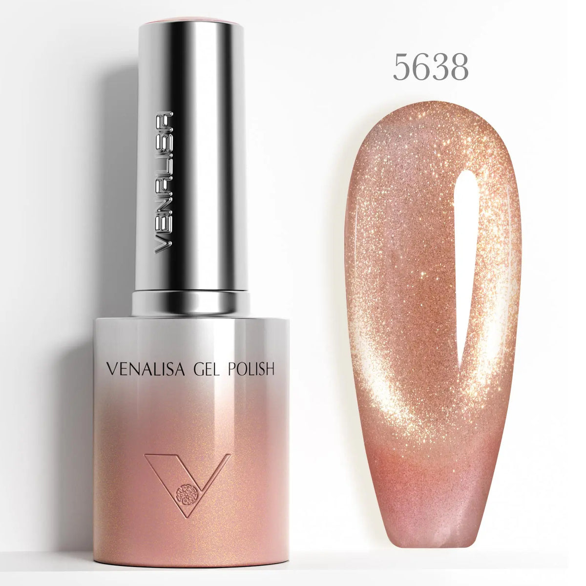 10ml Venalisa Hema Free TPO Free Gel Nail Polish Christmas New Year Soak Off Glitter Red Colors Cat Eye Magnet Nail Gel Polish