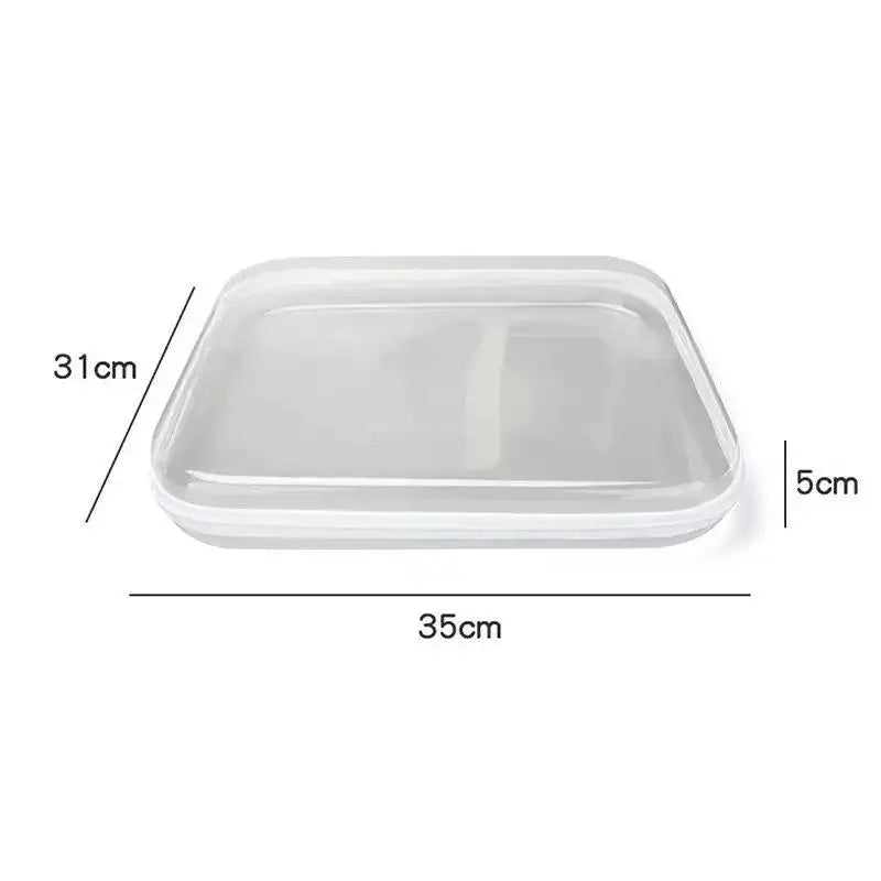 Zippered Hard Pouch Clear Stackable Travel Storage Organizer Cosmetic Bags Makeup Case