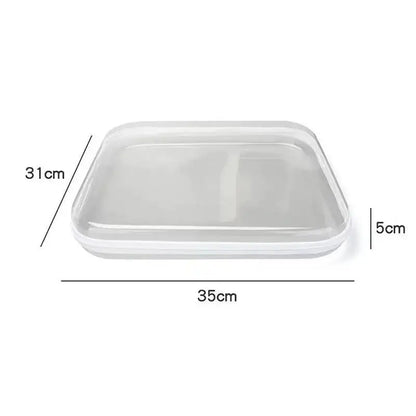 Zippered Hard Pouch Clear Stackable Travel Storage Organizer Cosmetic Bags Makeup Case