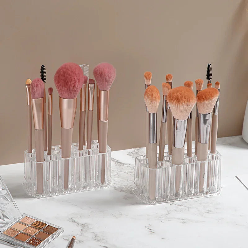 26 Holes Makeup Brush Holder Lipstick Holder Cosmetic Organizer Make up Brush Holder Storage Box Eye Brushes Display Rack Shelf