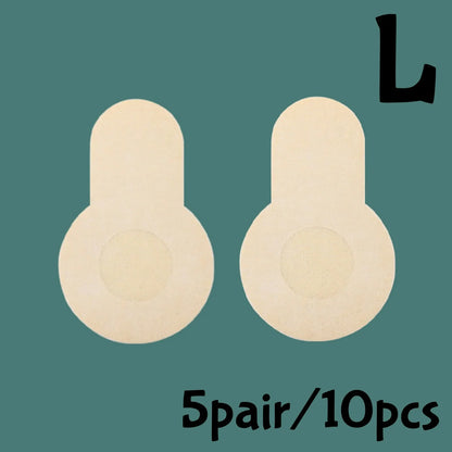 10-40pcs Invisible Nipple Stickers Non-Woven Fabric Lift Breast Pads Chest Bra Boob Patches Disposable Nipple Covers for Women