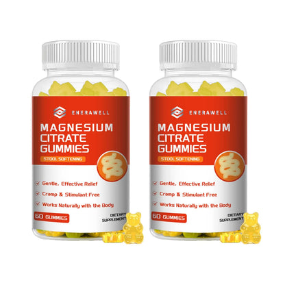 Magnesium Citrate Gummies - Promate Relaxation, Bone Health, Sleep, Heart Health, Nerves, Muscles, and Metabolism, 60 Gummy