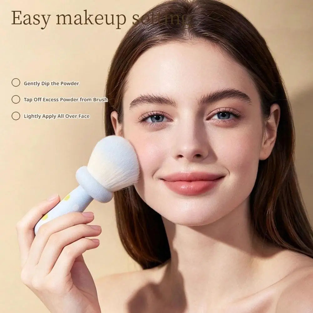 Cute Mushroom Powder Brush Blusher Brush Nail Dust Brush Makeup Brush Blusher Brush Nail Dust Brush Makeup Brush