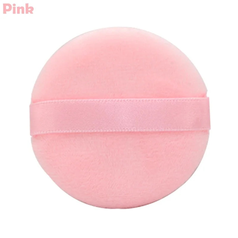 5Pcs Round Makeup Sponges Cosmetic Tools Soft Velvet Concealer Powder Puff Blender Sponges Facial Foundation Make Up Accessories