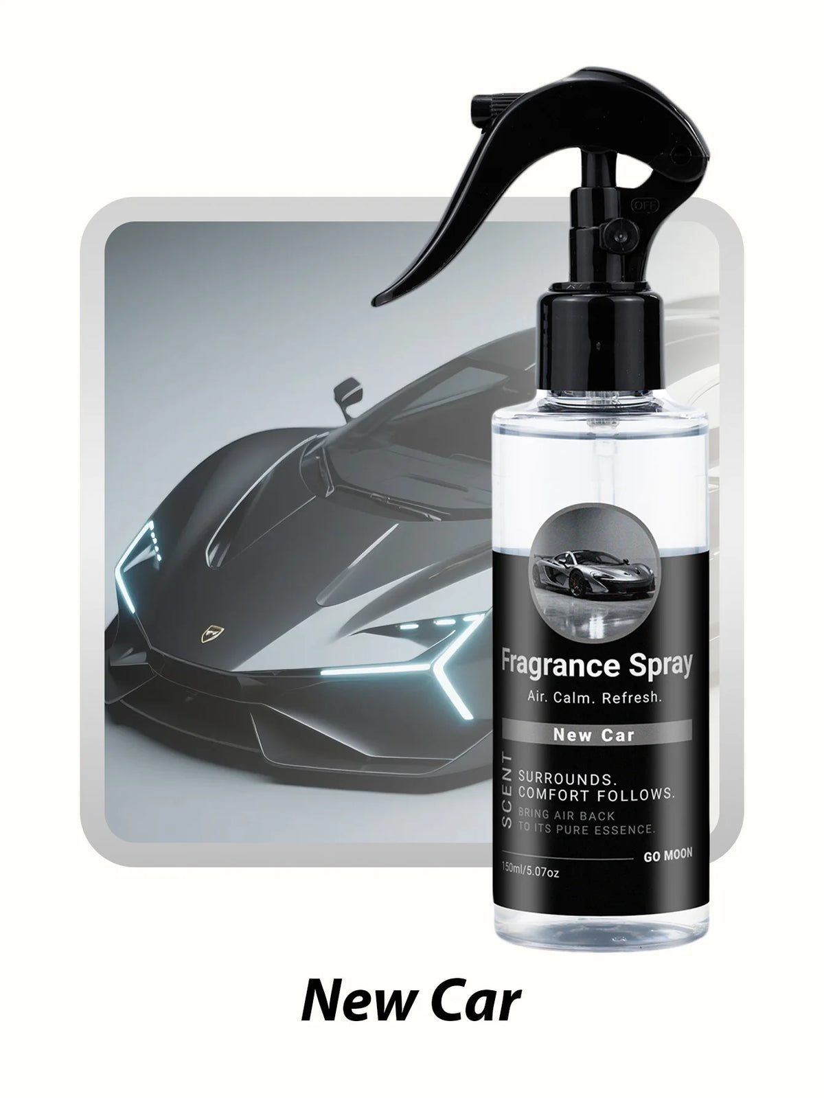 150ml Large-Capacity Fragrance Spray, Home/Car/Clothing Air Freshening Spray, 12 Scents to Choose From