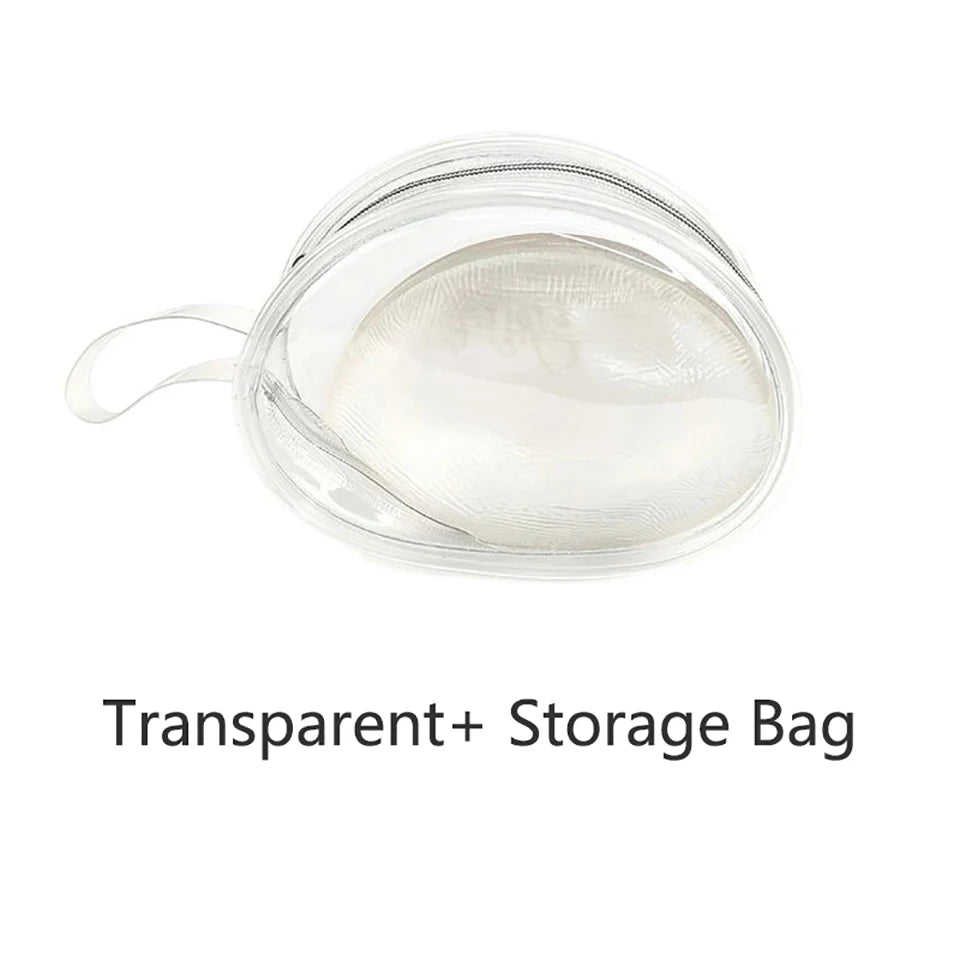 Silicone Bra Inserts Invisible Clear Lift Up Gel Breast Pads Cup Enhancer Push-Up Breast Pasties For Bras Bikinis Swimsuits