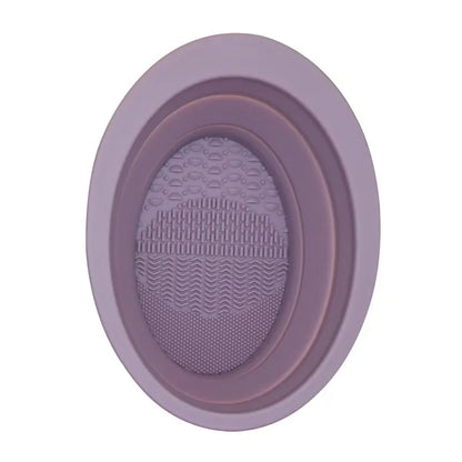 1Pcs Silicone Makeup Brush Washing Bowl Cleaning Box Sponge Powder Puff Washer Beauty Egg Drying Storage Makeup ToolArtifact