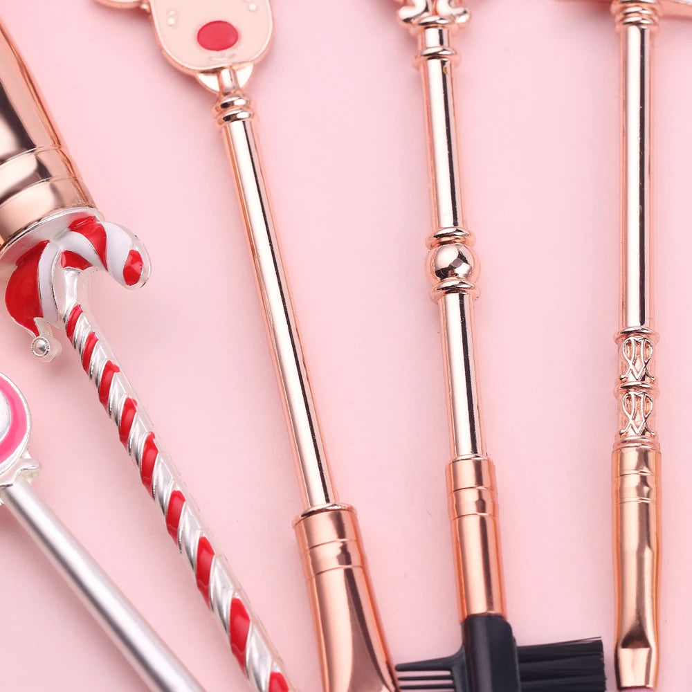 Christmas series makeup brush, creative design, candy Christmas tree eye shadow brush, Christmas ball special makeup tool