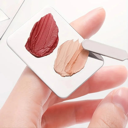 1/2/3/5PCS Makeup Mixing Palette Makeup Spatula Palette with Foundation Spatula Stainless Steel Makeup MixingTray Nail Art Palet