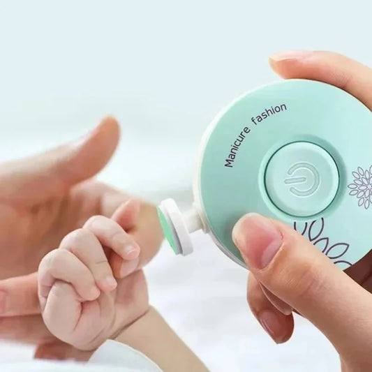 1/2sets Baby Electric Nail Clippers, Children's Nail Polishing Tools, Baby Manicure Scissors, Baby Hygiene Kits, Newborn Nail