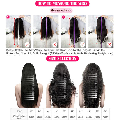 13x4 HD Deep Wave ≥98% Human Hair Wig Pre Plucked Lace Frontal Wig 13x6 360 Curly Transparent Lace Front Wig 4x4 5x5 Lace Wig
