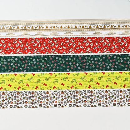 10Rolls Christmas Nail Transfer Foil Mixed Santa Snowman Elk Full Cover Nail Starry Paper For Holiday DIY Manicure Nail Stickers