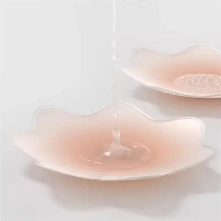 12pcs Women Invisible Nipple Cover Stickers Self-adhesive Chest Breast Petals Silicone Lift Up Paddings Reusable Patch Bra Pads