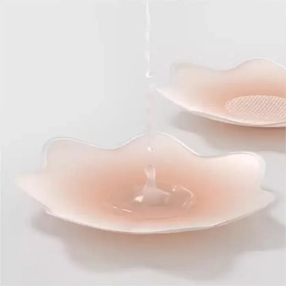 12pcs Women Invisible Nipple Cover Stickers Self-adhesive Chest Breast Petals Silicone Lift Up Paddings Reusable Patch Bra Pads