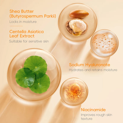 LAIKOU Vitamin C Glow Peel Off Mask 50g Gentle Cleansing Moisturizing Brightening Uneven Skin Tone Mask