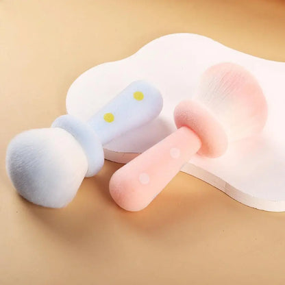 Cute Mushroom Powder Brush Blusher Brush Nail Dust Brush Makeup Brush Blusher Brush Nail Dust Brush Makeup Brush