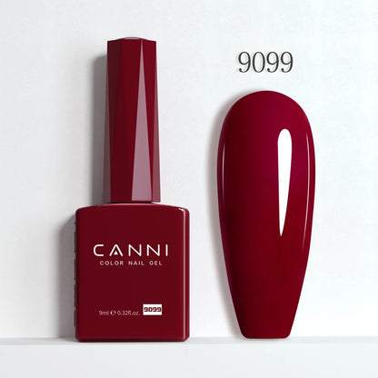 CANNI Gel Nail Polish TPO/HEMA FREE Gorgeous Christmas Red Color Winter Nails Full Coverage Soak Off UV LED Semi Permanent Gel
