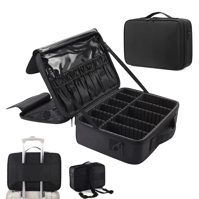 New Oxford Makeup Bag For Women Professional Large Capacity Travel Cosmetic Case Waterproof Manicure Makeup Toolbox