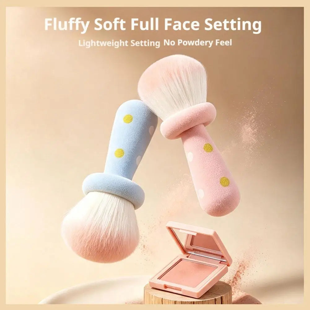 Cute Mushroom Powder Brush Blusher Brush Nail Dust Brush Makeup Brush Blusher Brush Nail Dust Brush Makeup Brush