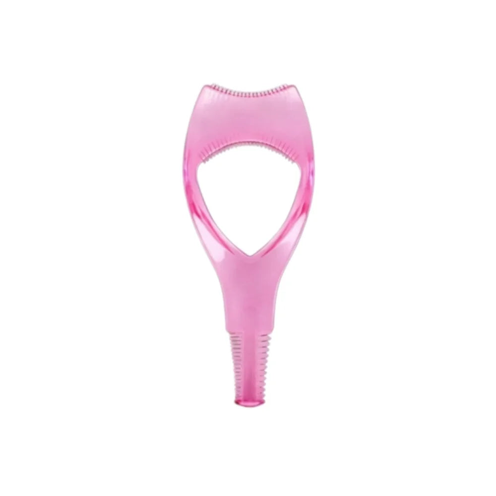 3 in 1 Portable Eyelash Makeup Tool Lash Curler Anti Smudge Mascara Shield Guard Eyeliner Holder Eye Beauty Cosmetic Accessory