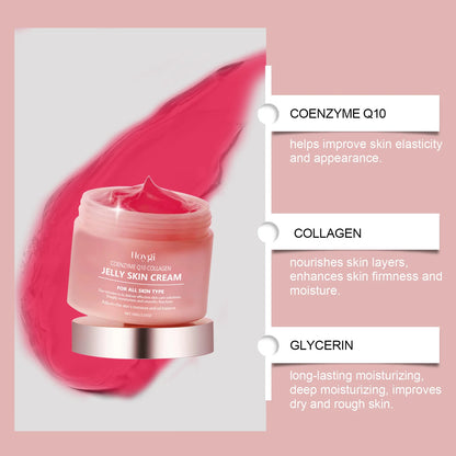 HOYGI Collagen Jelly Face Cream Nourishing Tightening Shrinks Pores Smooth Fine Lines Increase Skin Elasticity Korean Skin Care
