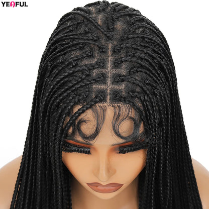 Braided Wigs Lace Front Synthetic Wig Bohemian Braided Wigs Boho Braids Wig Full Lace Braided Wigs Cheap Wigs On Sale Clearance