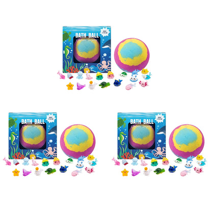 Kids Bath Bombs Balls Deep Cleaning Moisturizing Refreshing Skin Stress Relief Easy to Rinse Non-irritating Sea Salt Bath Bombs
