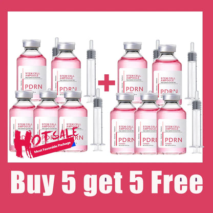 Stem Cell Ampoule Essence, PDRN Ampoule Deep Repair Renew Skin Brighten Tone Strengthen Barrier Firming Facial Essence