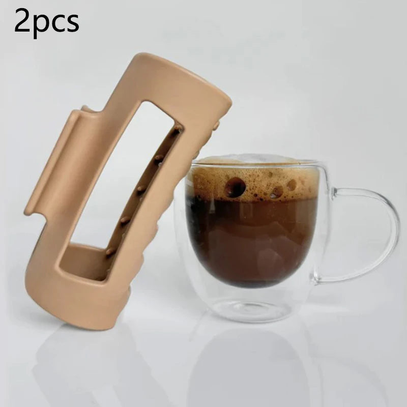2pcs Fashionable Hair Grips, with Strong Anti-slip Grip - Engineered, Durable Shark-shaped Grips, Safe and Unbreakable Design