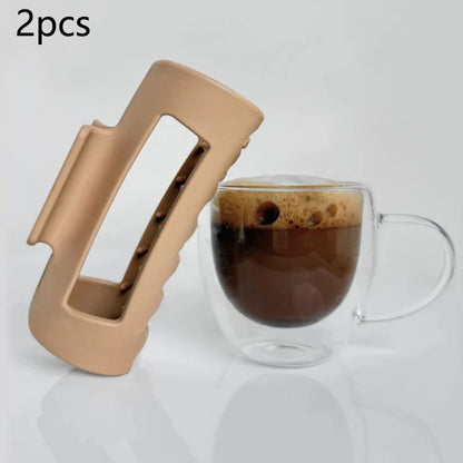 2pcs Fashionable Hair Grips, with Strong Anti-slip Grip - Engineered, Durable Shark-shaped Grips, Safe and Unbreakable Design